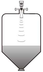 導波雷達液位計錐形罐安裝示意圖